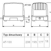 Dmuchawa Akwatech AT-100 – Energooszczędna Dmuchawa o Wysokiej Wydajności do Napowietrzania Ścieków i Stawów