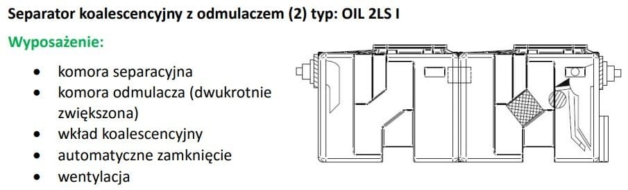 Separator Substancji Ropopochodnych OIL 3LS I 5