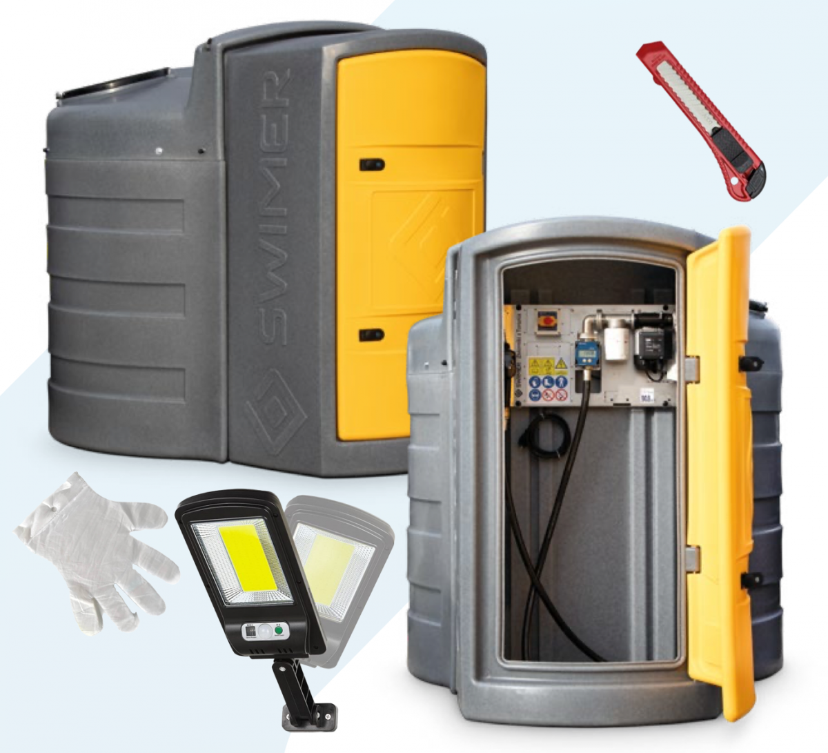 zabezpieczenie zbiornika ON przed wyciekiem - zbiornik 5000L Swimer