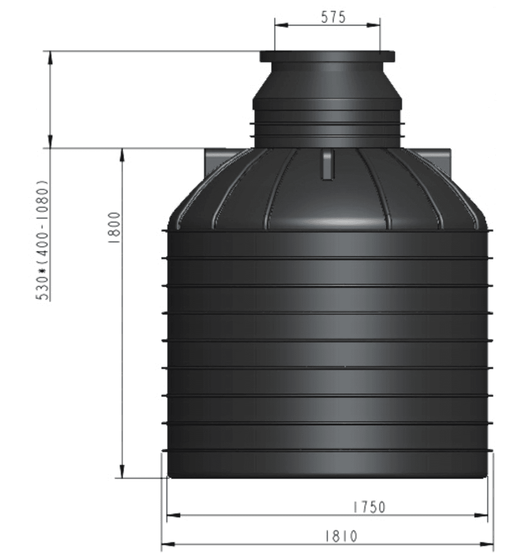 Podziemny Zbiornik na Deszczówkę 3780L JFC WR-3400 | Filtr Koszowy, Łatwa Instalacja | Gratisy