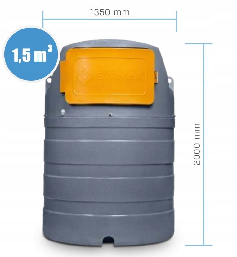 Zbiornik Na Olej Napędowy Swimer Tank 1500L ECO-LINE Basic Plus