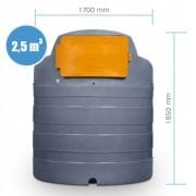 Zbiornik Na Olej Napędowy Swimer Tank 2500L ECO-LINE Basic
