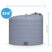 Zbiornik na olej opałowy 3500L Swimer Comfort-Line jednopłaszczowy zewnętrzny
