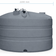 Zbiornik na olej opałowy 5000L Swimer Eco-Line jednopłaszczowy wewnętrzny