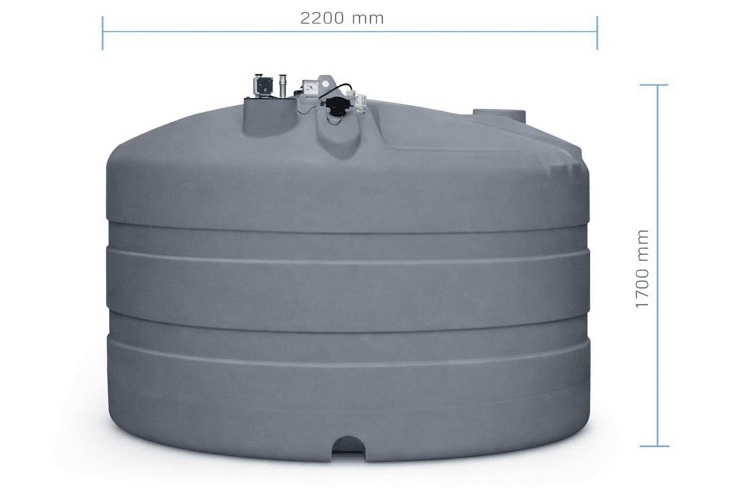 Zbiornik na olej opałowy 5000L Swimer Eco-Line jednopłaszczowy wewnętrzny