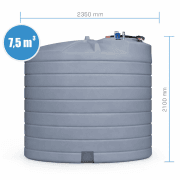 Zbiornik na olej opałowy 7500L Swimer Comfort-Line jednopłaszczowy wewnętrzny