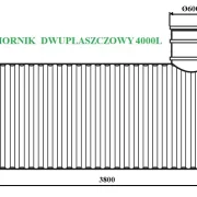 DWUPŁASZCZOWY ZBIORNIK BEZODPŁYWOWY 4000L WOBET HYDRET