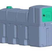 Dwupłaszczowy zbiornik na olej opałowy JFC 1100L SLIM