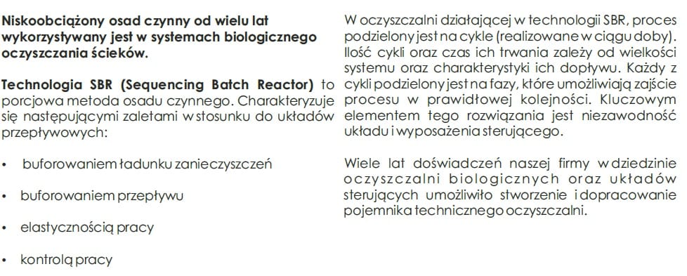 Oczyszczalnia Biologiczna Wobet Hydret ZBS-6C